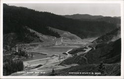 Trinity River Dam Site Postcard