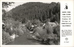 North Fork, Yuba River From State Highway 49 Bridge Postcard