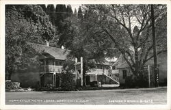 Downieville Motor Lodge California Postcard Postcard 