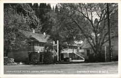 Downieville Motor Lodge California Postcard Postcard Postcard