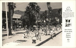 On The Beach at Avalon, Santa Catalina Santa Catalina Island, CA Postcard Postcard Postcard