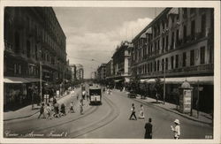 Avenue Fouad I Postcard
