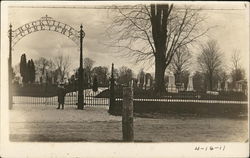 Cemetery Postcard