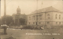 Denkmann Memorial Library, Augustana College Rock Island, IL Postcard Postcard Postcard