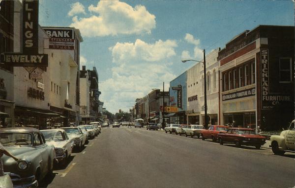 Looking South on Main Street from Forrest County ...