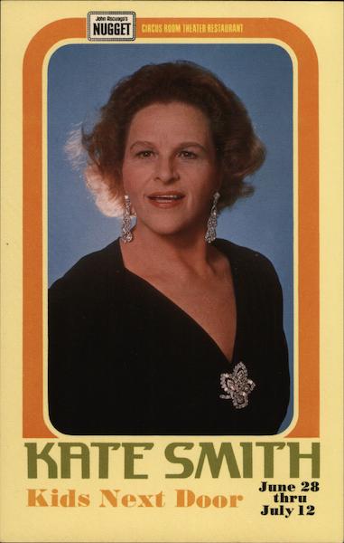 Kate Smith at Nugget Casino Reno Nevada Celebrities