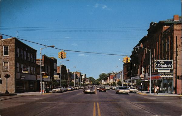 Looking East on Michigan Avenue Marshall