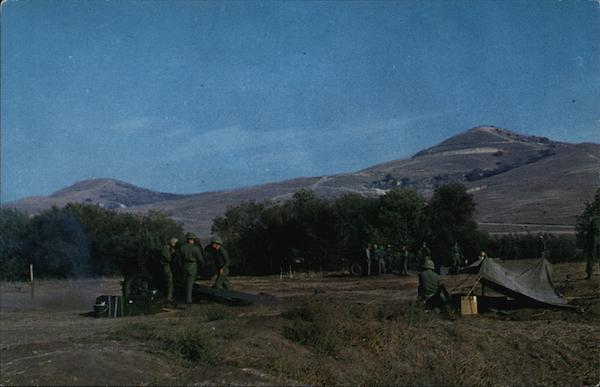 A 105MM Howitzer Battery Of The 11th Marine Regiment