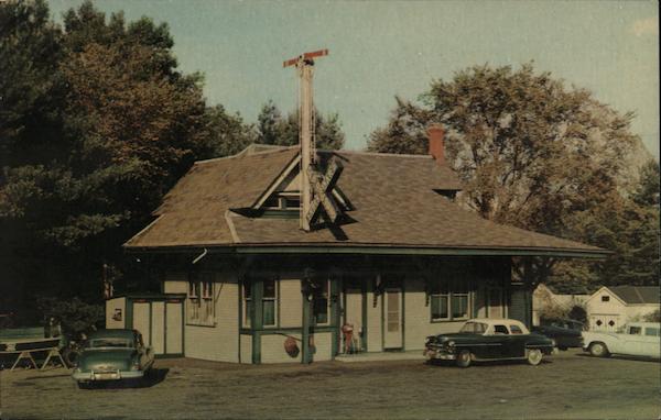 Old Railroad Station Snack Bar Brookline New Hampshire