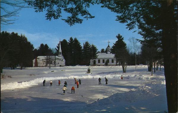 Winter Scene Hill New Hampshire