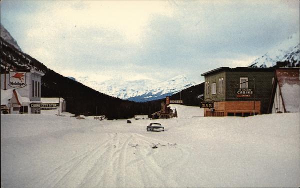 Street Scene Cooke City Montana