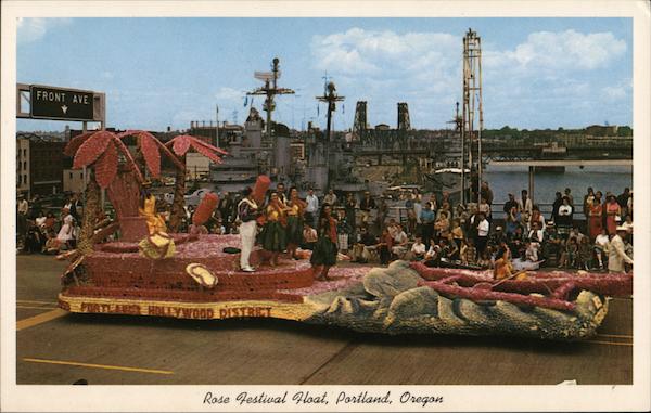Rose Festival Float Portland Oregon