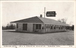 Glenview Motel Dubuque, IA Postcard Postcard Postcard