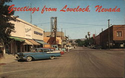 Street Scene Lovelock, NV Postcard Postcard Postcard