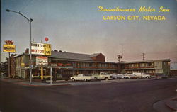 Downtowner Motor Inn Carson City, NV Postcard Postcard 