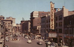 Weybosset Street Providence, RI Postcard Postcard Postcard