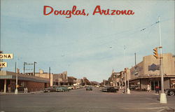 Business Area Douglas, AZ Postcard Postcard Postcard