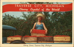 The World's Cherry Capital Traverse City, MI Postcard Postcard Postcard