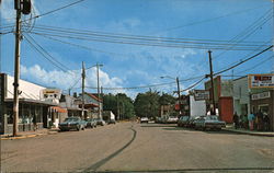 Part of the Downtown Business District Postcard