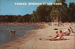 Public Beach, Yankee Springs State Park Middleville, MI Postcard Postcard Postcard