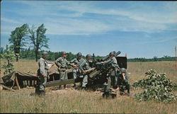 National Guard in Action Postcard