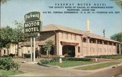 Parkway Motor Hotel Postcard