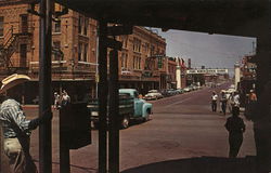 Historic Downtown Cowtown Postcard