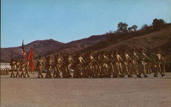 Marines' Parade Camp Harna Postcard