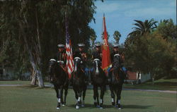 Mounted Color Guard Postcard