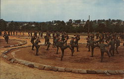 Hand-to-Hand Combat Training Postcard