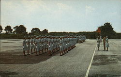 Guidon Ceremony, Marine Corps Recruit Depot Postcard