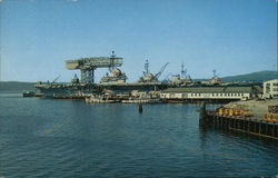 U.S. Naval Shipyard Postcard