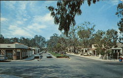 Street Scene Rancho Santa Fe, CA Postcard Postcard Postcard