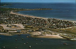 Aerial View Hampton Beach, NH Postcard Postcard Postcard