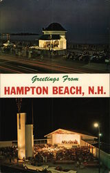 Greetings From Hampton Beach New Hampshire Postcard Postcard Postcard