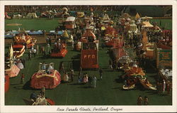 Rose Parade Floats Portland, OR Postcard Postcard Postcard