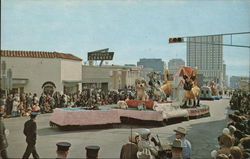 Lady and the Tramp, 34th Annual Southwestern Sun Carnival Parade El Paso, TX Postcard Postcard Postcard