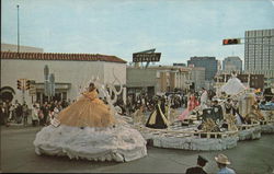 Cinderella, 34th Annual Southwestern Sun Carnival Parade El Paso, TX Postcard Postcard Postcard