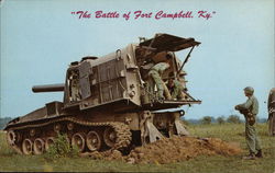 Eight Inch Self-Propelled Howitzer Fort Campbell, KY Postcard Postcard Postcard