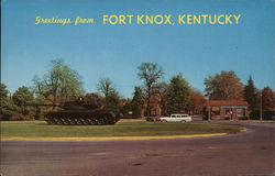 Main Entrance to Armor Center Fort Knox, KY Postcard Postcard Postcard