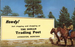 The Indian Trading Post Postcard