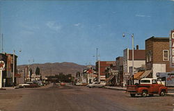 Street Scene Three Forks, MT Postcard Postcard Postcard