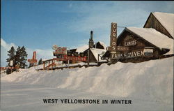 West Yellowstone in Winter Postcard