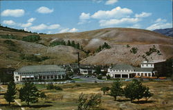 Mammoth Springs Hotel Wyoming Postcard Postcard Postcard