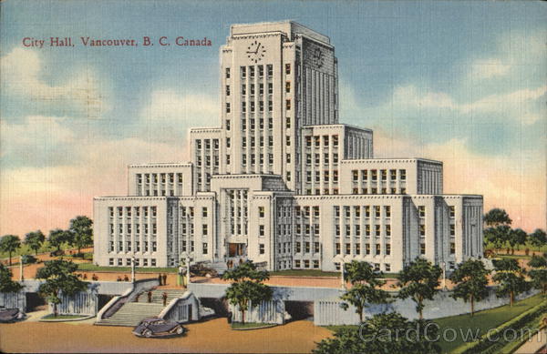 City Hall Vancouver BC Canada British Columbia