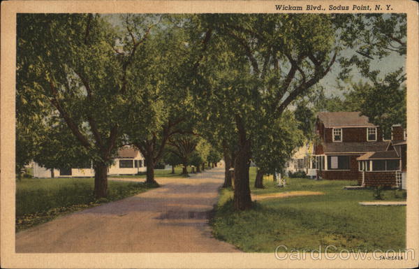 View of Wickam Blvd. Sodus Point New York