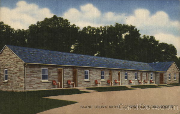 Island Grove Motel, Overlooking Wind Lake Waterford Wisconsin