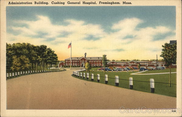Administration Building at Cushing General Hospital Framingham Massachusetts