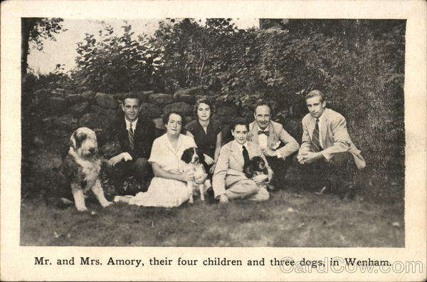 Mr. and Mrs. Amory, Children & Dog Political