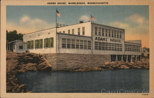 Water View of Adams House Marblehead Massachusetts